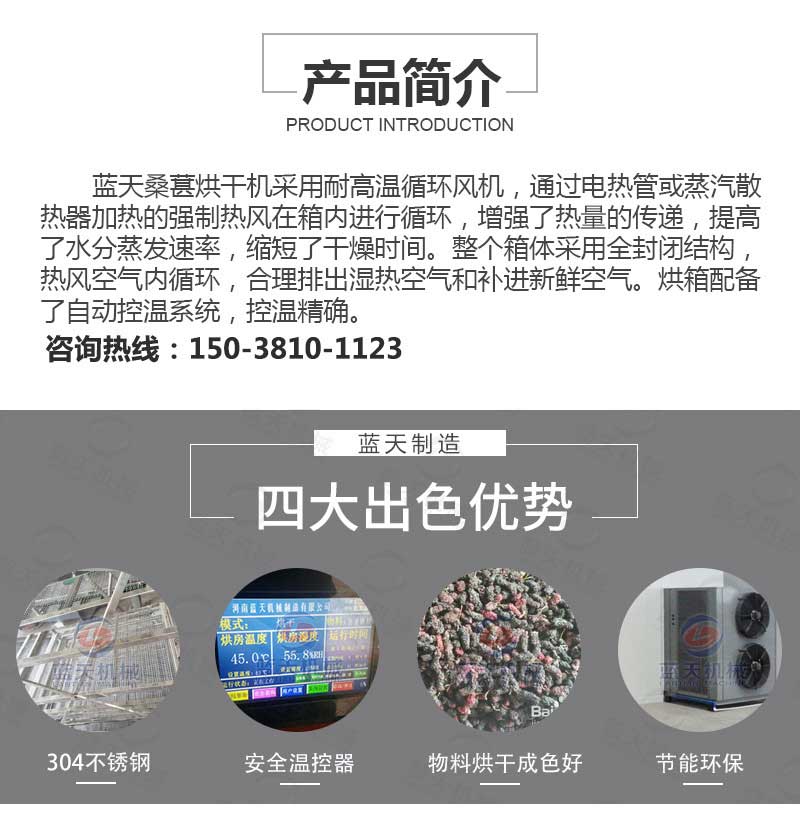 桑葚烘干機產(chǎn)品簡介